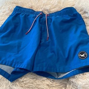 Hollister blue swim shorts
